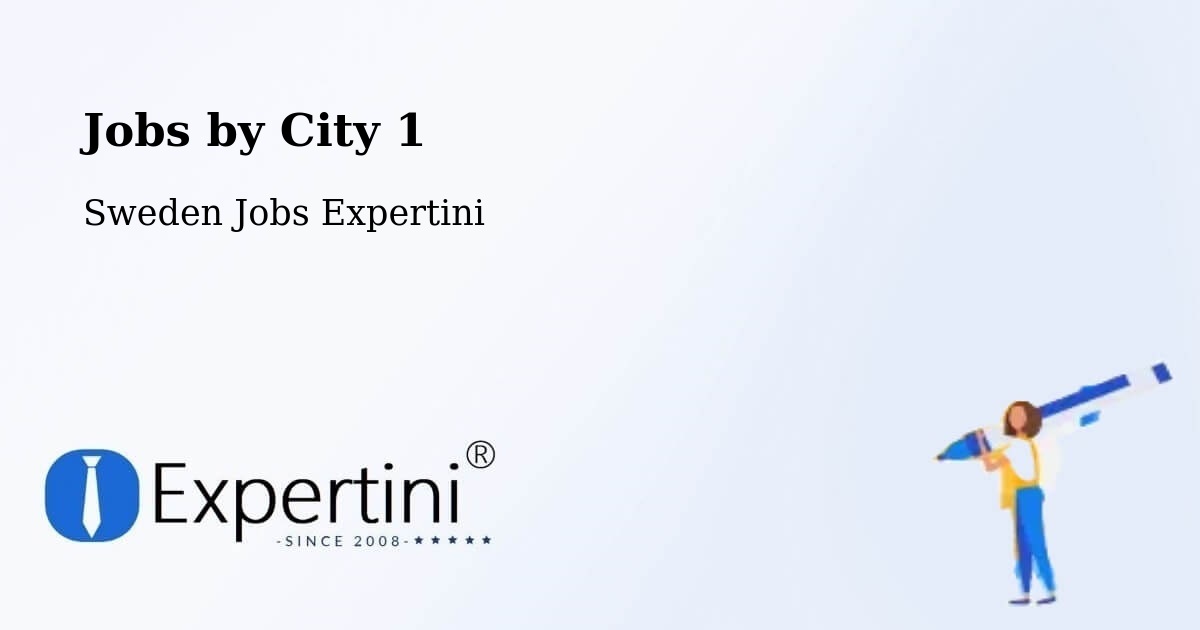 City Jobs in Sweden - Expertini